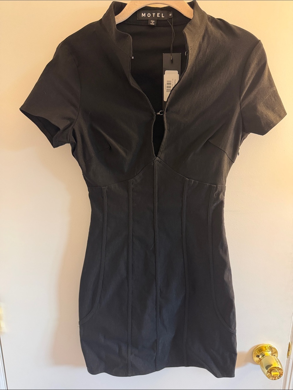 Motel Black Cocktail Dress